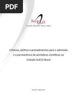 Criterios SciELO Brasil 2014