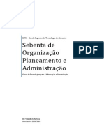 Sebenta de Organização Administração