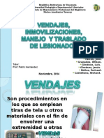 Inmovilizacion, VendaJes y Tratamientos de Lesionados.