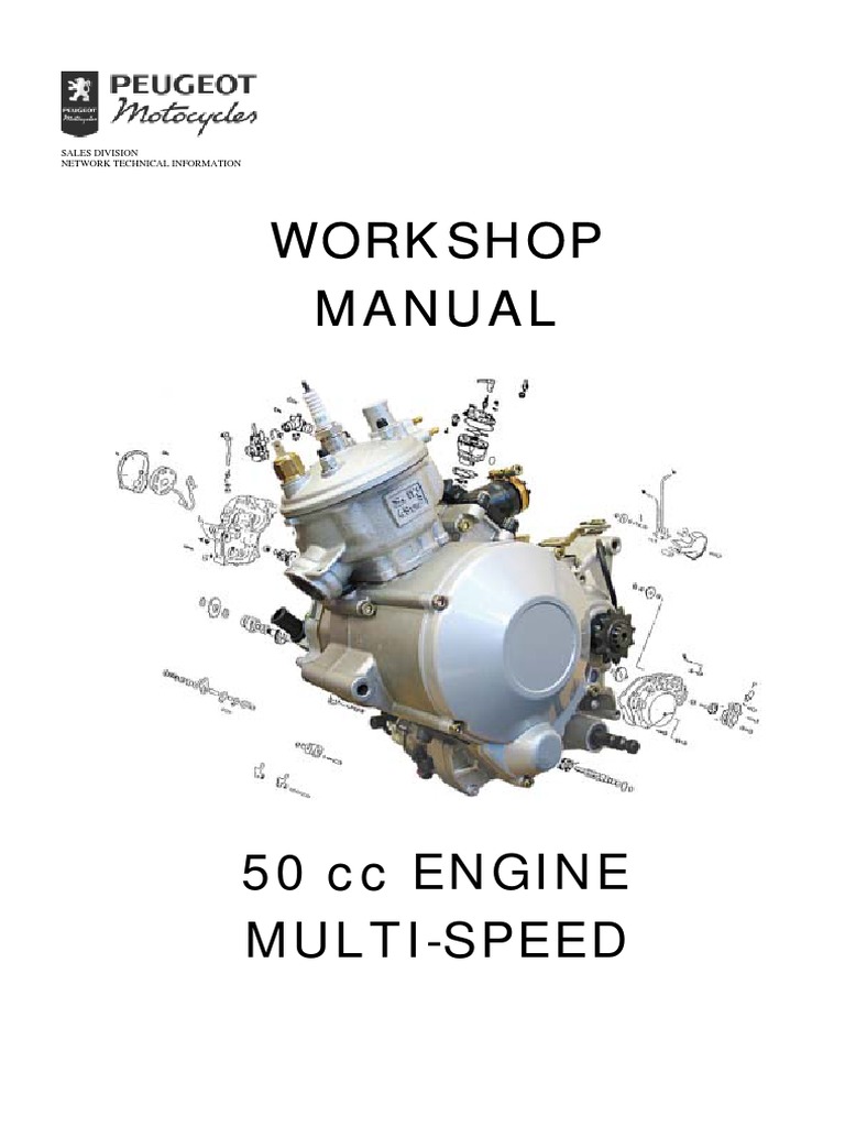 Peugeot 50cc Xp6 Xps Service Repair Manual Piston