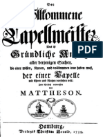 Mattheson - Der Vollkommene Capellmeister