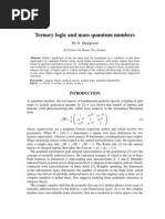 Ternary Logic and Mass Quantum Numbers