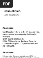 Caso Sífilis Congênita