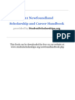 Newfoundland Scholarship Book