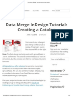 Data Merge InDesign