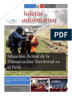 Situación Actual de La Demarcación Territorial en El Perú
