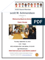 Open House Invite From LAUSD Board Member Scott M. Schmerelson