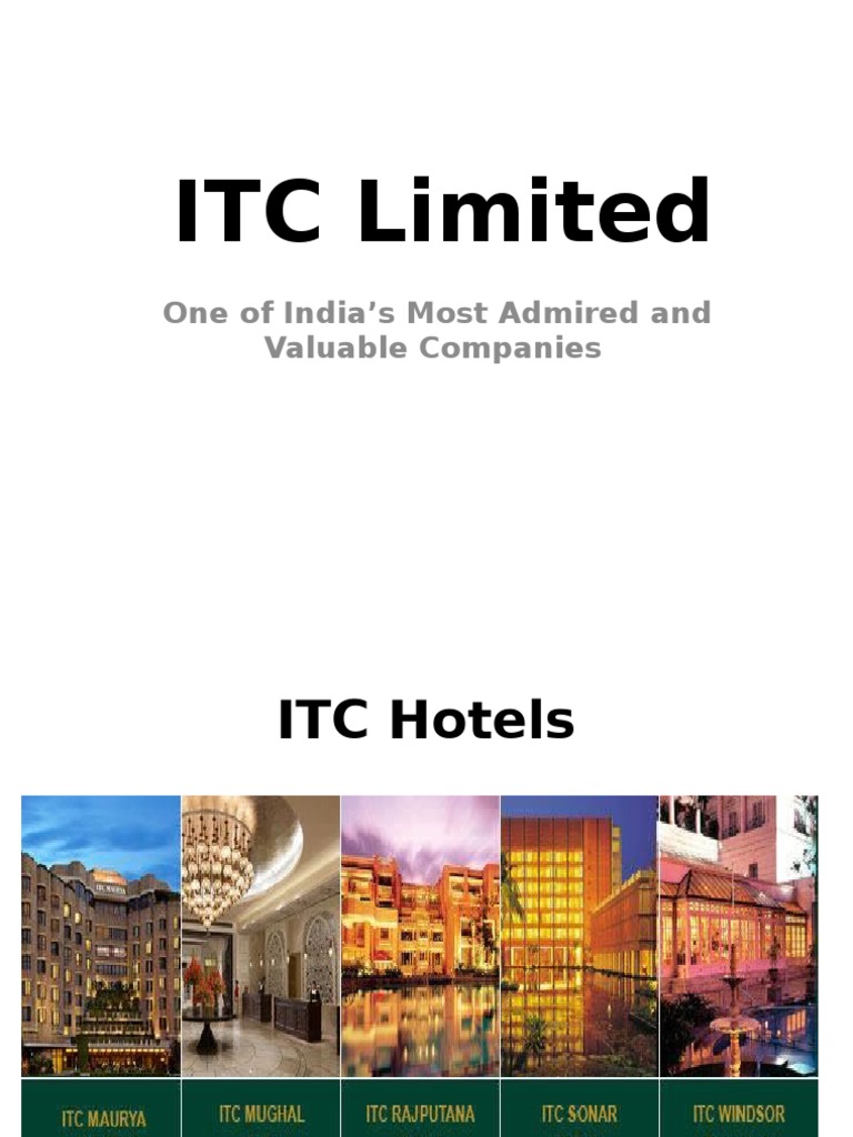 Itc Hotels Brand Revenue Free 30day Trial Scribd