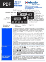 WW Manuel Control Webasto - 1314001A VWU 1531 ES BA Web