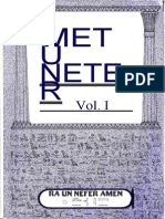 Metu Neter Volume 1 by Ra Un Amen Nefer