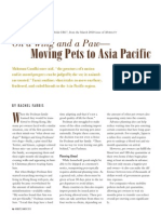 Moving Pets to Asia - PetRelocation Article for Mobility Magazine by Rachel Farris