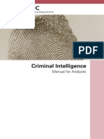 Criminal Intelligence For Analysts