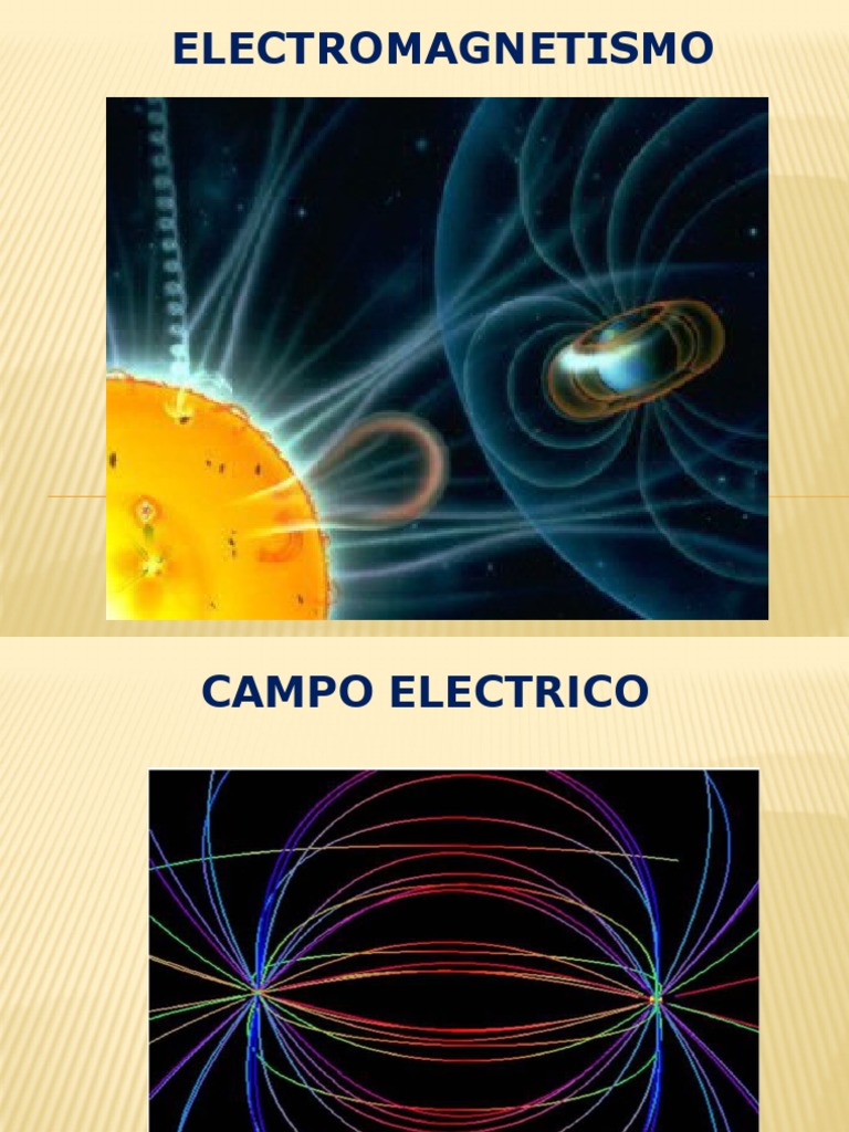 Campo Electrico y Campo magnético