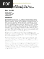 Download Pursuing the Humility of the Gospel - Luke 18 9-14 by Rob Wilkerson SN27850956 doc pdf