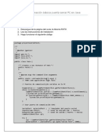 Programación Puerto Serial Java