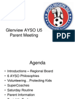 Glenview AYSO U-5 Parent Presentation 2015