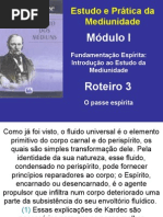 Roteiro 3 - O Passe Espírita