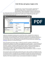 Autodesk AutoCAD Civil 3D Dos Mil Quince Ingles & de España 64 Bit