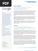 Download Google QuickBase Case Study by QuickBase SN2785405 doc pdf