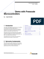 Spirometer Demo With Freescale Microcontrollers: Application Note