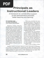 1.Principals as Instructional Leaders