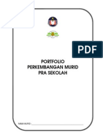 Portfolio Prasekolah