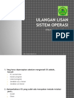 Ulangan Lisan Sistem Operasi