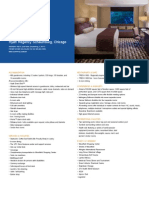 Hyatt Regency Schaumburg Fact Sheet Floorplans Capacity Chart 2014