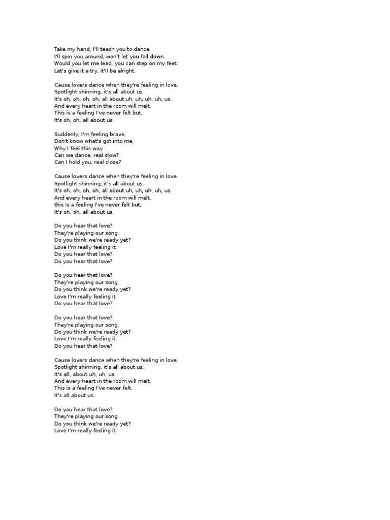 Take My Hand scribd
