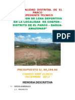 Municipalidad Distrital de El Parco