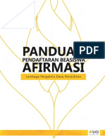 Buku Panduan Pendaftaran Beasiswa Afirmasi LPDP 2015