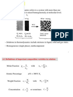 Thermodynamics For Solution