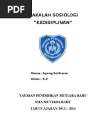 Download Makalah Kedisiplinan by Hafiz Sudilaksono SN278634958 doc pdf