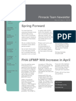 Pinnacle Team March/April 2010 Newsletter
