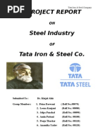 Download Project report on TATA Steel by amin pattani SN27866020 doc pdf