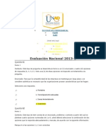 Evaluación Nacional 2013-2 - Preguntas sobre emprendimiento y competitividad empresarial