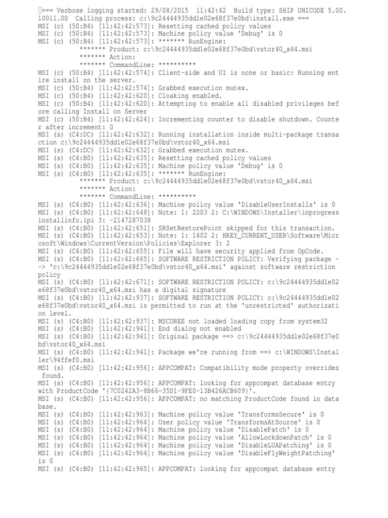 DD Vstor40 x64MSI4569 | PDF | Microsoft Windows | Utility