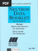 Neutron Data Booklet