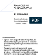 Financijsko Računovodstvo - 2 - Korektivna Knjiženja, Financijski Izvještaji I Kvaliteta Zarade