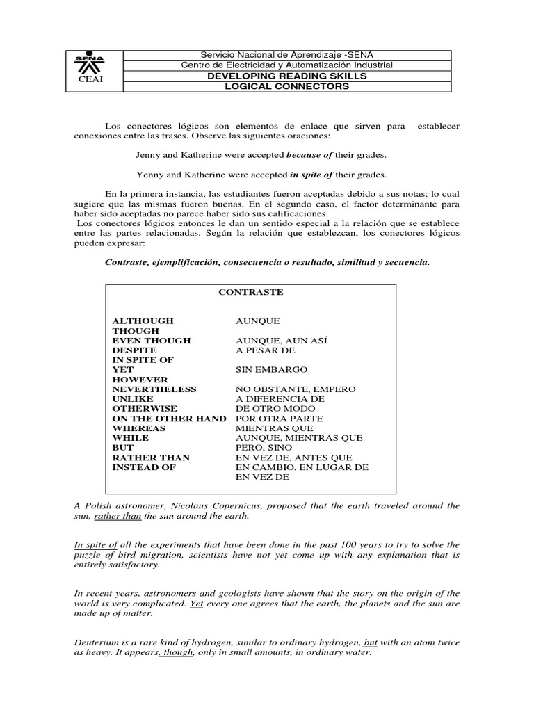  Logical Connectors  Lectura Chemical Elements 30 views 