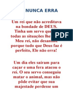 Deus Nunca Erra