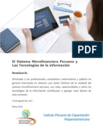 El Sistema Microfinanciero Peruano