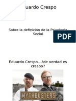 Crespo - Sobre La Definición de La Psicología Social