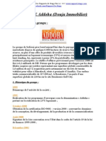 Rapport de Stage Groupe ADDOHA