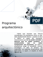 Programa Arquitectonico