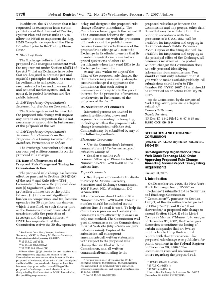 Notice Investment Company Act of 1940 New York Stock Exchange