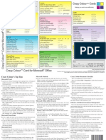 Crazy Colour Card For MS Office
