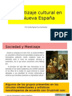 El Mestizaje Cultural en La Nueva España