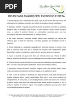 Dicas Para Emagrecer