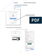 Manual Creacion de Blog en Blogger PDF